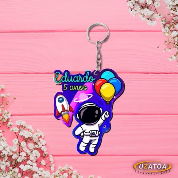 Chaveiro em mdf Personalizado - Astronauta