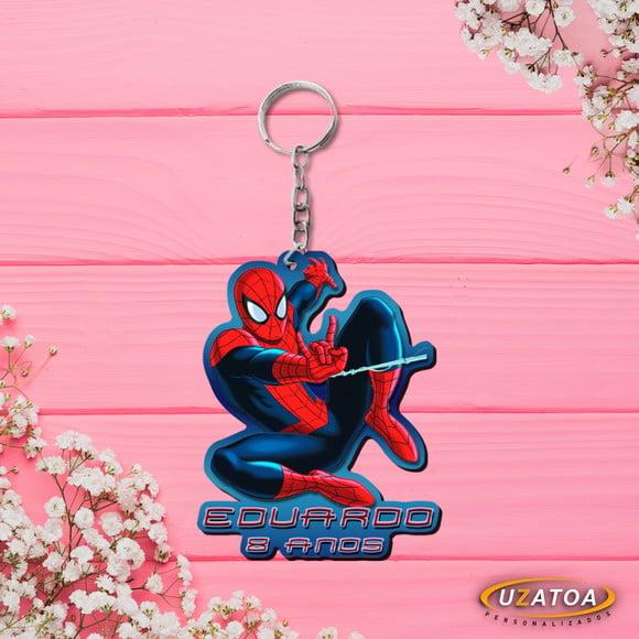 Chaveiro em mdf Personalizado - Homem Aranha