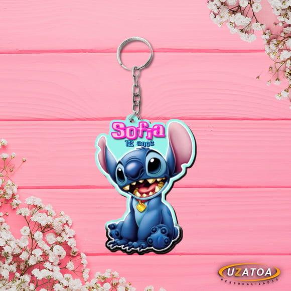 Chaveiro em mdf Personalizado - Stitch
