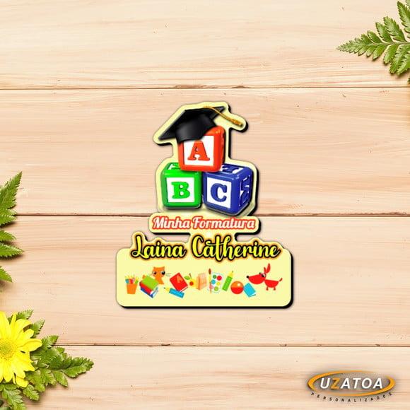 Ímã Personalizado em mdf - Formatura Abc