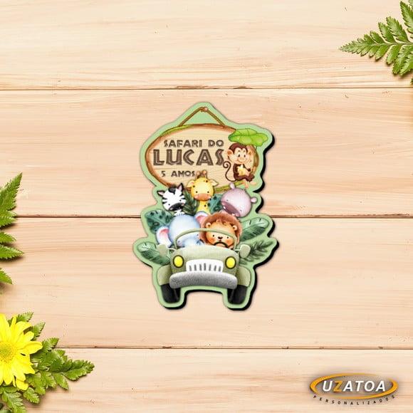 Ímã Personalizado em mdf - Safari