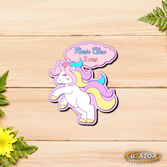 Ímã Personalizado em mdf - Unicórnio