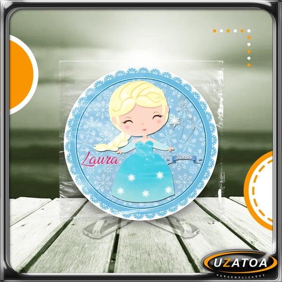 Ímã Redondo Personalizado - Frozen