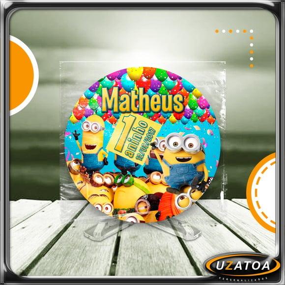 Ímã Redondo Personalizado - Minions