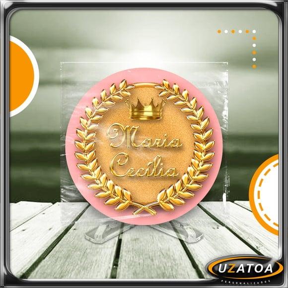 Ímã Redondo Personalizado - Realeza