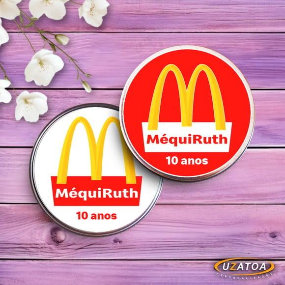 Jogo da Memória Personalizado na Latinha - Mc Donalds