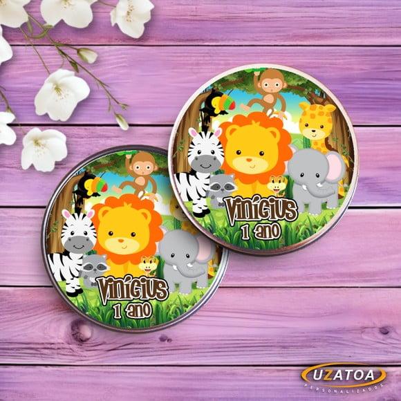 Jogo da Memória Personalizado na Latinha - Safari
