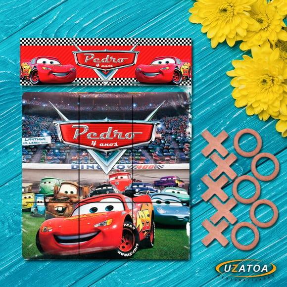 Jogo da Velha Personalizado em mdf - Carros