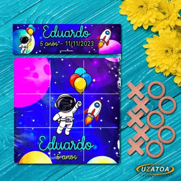 Jogo da Velha Personalizado em mdf - Astronauta