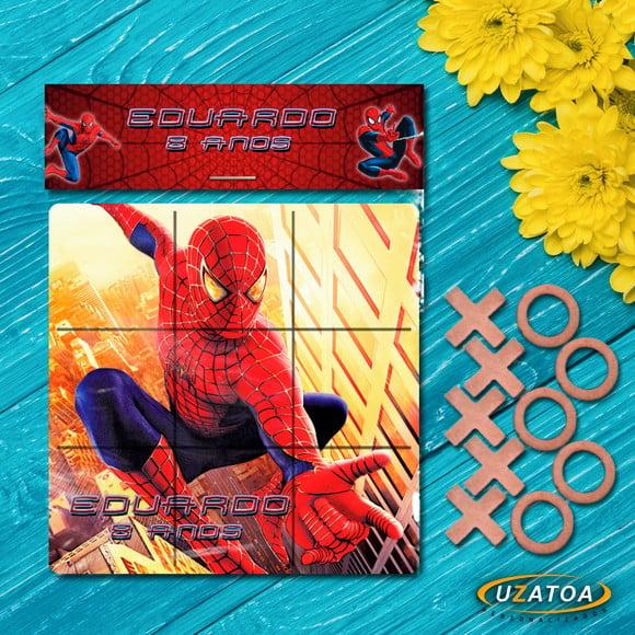 Jogo da Velha Personalizado em mdf - Homem Aranha