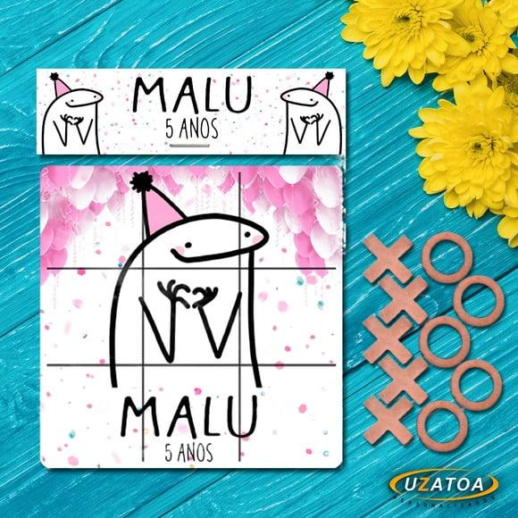 Jogo da Velha Personalizado em mdf - Flork