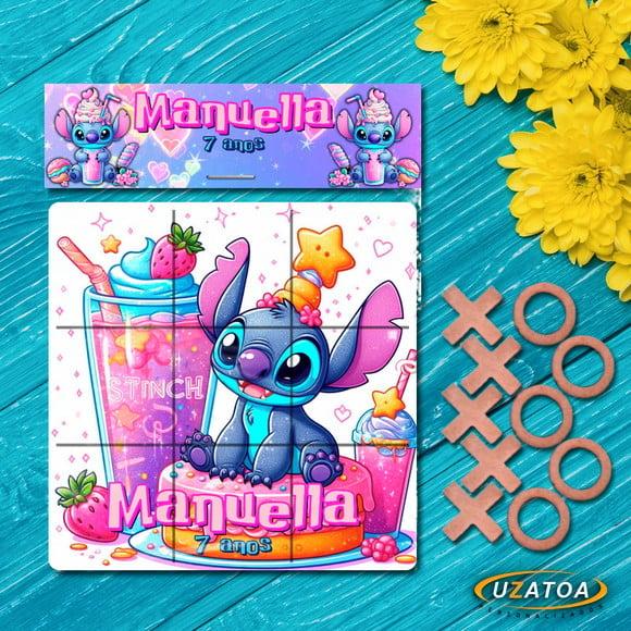 Jogo da Velha Personalizado em mdf - Stitch
