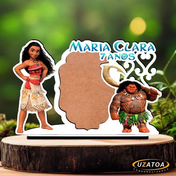 Lembrancinha Porta-retratos Personalizado em mdf - Moana