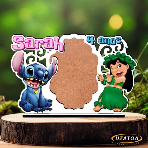 Lembrancinha Porta-retratos Personalizado em mdf - Stitch