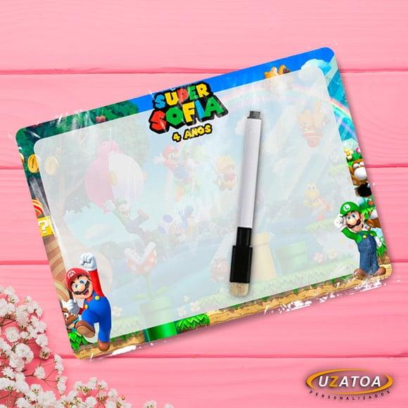 Lousa Mágica Personalizada em MDF - Super Mario