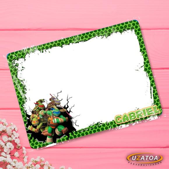 Lousa Mágica Personalizada em MDF - Tartarugas Ninja