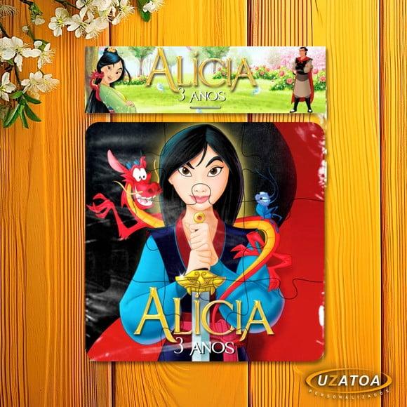 Quebra-cabeça Personalizado em mdf - Mulan