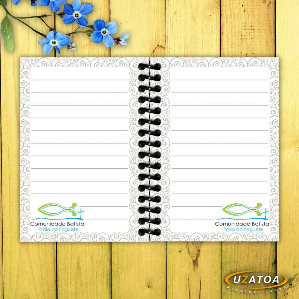 Brinde Corporativo Personalizado - Caderninho Capa E Folhas Com L