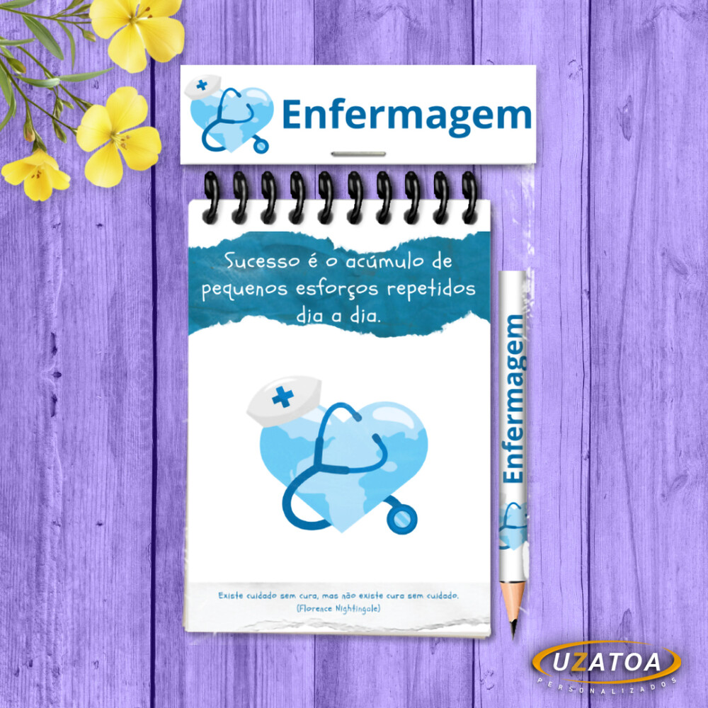 Brinde Corporativo Com Mini Lápis - Bloco Personalizado Evento E