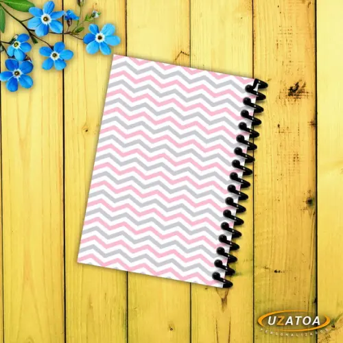 Caderninhos com Capa e Folhas Personalizadas - Ovelhinha