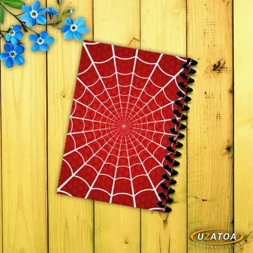 Caderninhos com Capa e Folhas Personalizados - Homem Aranha