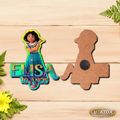 Ímã Personalizado em mdf - Encanto