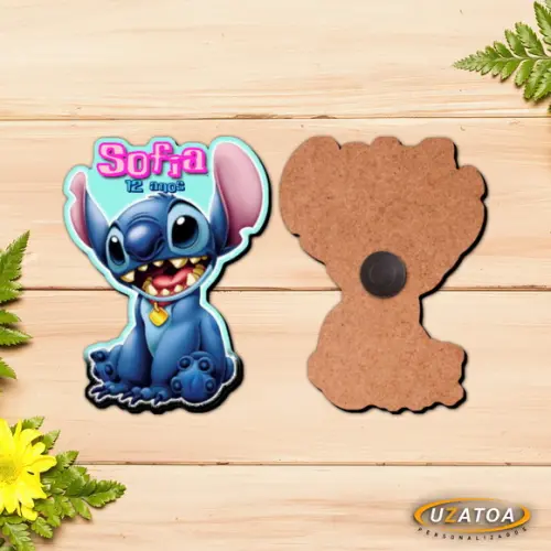 Ímã Personalizado em mdf - Stitch