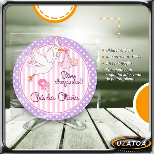 Ímã Redondo Personalizado
