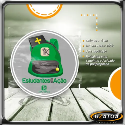 Ímã Redondo Personalizado
