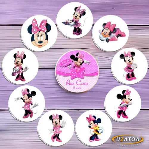 Jogo da Memória Personalizado na Latinha - Minnie