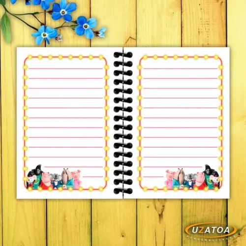 Caderninhos com Capa e Folhas Personalizadas - Sing