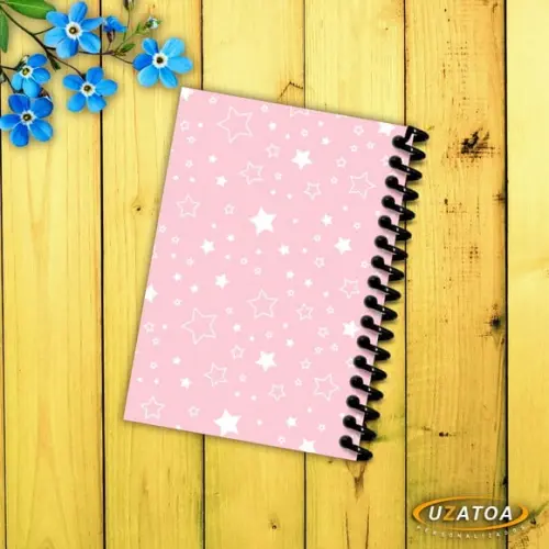 Caderninhos com Capa e Folhas Personalizados - Maternidade