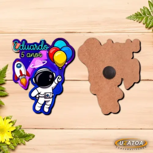Ímã Personalizado em mdf - Astronauta