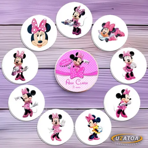 Jogo da Memória Personalizado na Latinha - Minnie