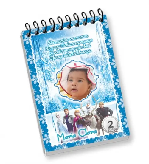 Bloco Personalizado - Frozen