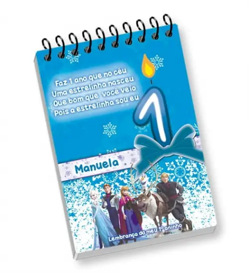 Bloco Personalizado - Frozen