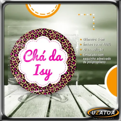 Ímã Redondo Personalizado