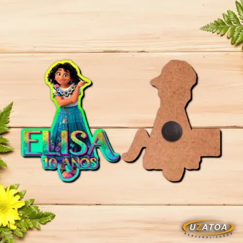 Ímã Personalizado em mdf - Encanto