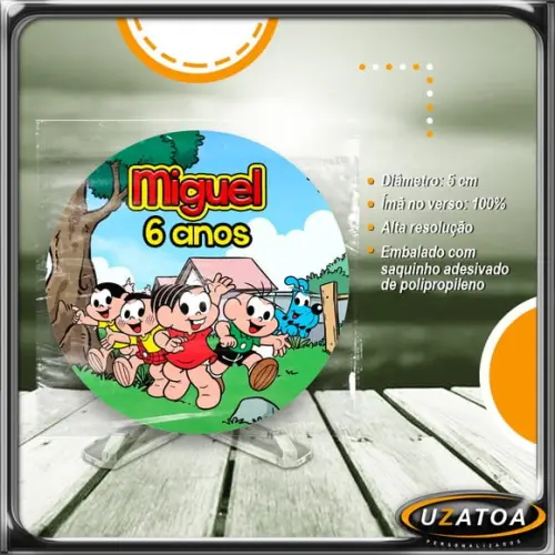 Ímã Redondo Personalizado
