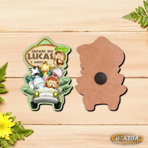Ímã Personalizado em mdf - Safari