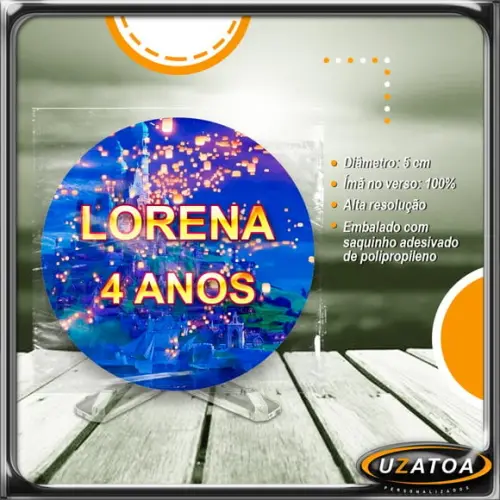 Ímã Redondo Personalizado