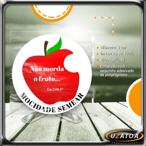 Ímã Redondo Personalizado