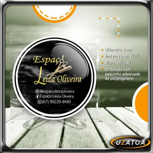 Ímã Redondo Personalizado - Brinde Corporativo