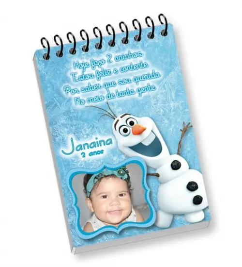 Bloco Personalizado - Frozen