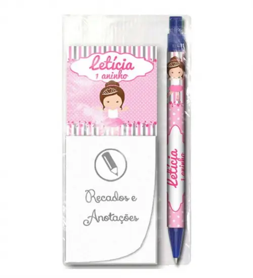 Bloco Personalizado com Ímã/caneta