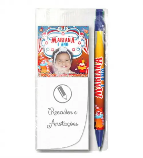Bloco Personalizado com Ímã/caneta
