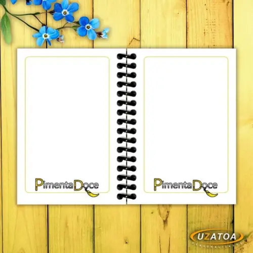 Caderninhos com Capa e Folhas Personalizadas - Brinde Corporativo
