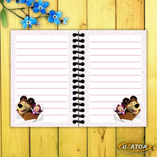Caderninhos com Capa e Folhas Personalizadas