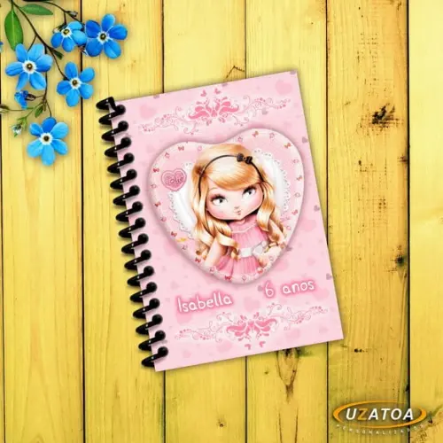 Caderninhos com Capa e Folhas Personalizadas - Jolie