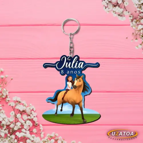 Chaveiro em mdf Personalizado - Spirit